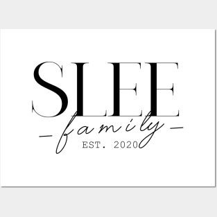 Slee Family EST. 2020, Surname, Slee Posters and Art